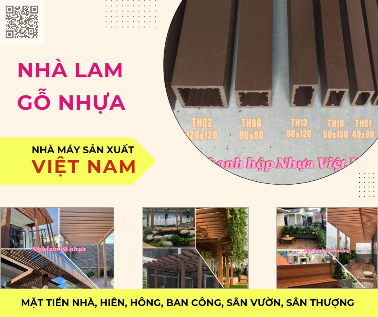 Gỗ nhựa sài gòn - Nhà lam gỗ nhựa chất nhất